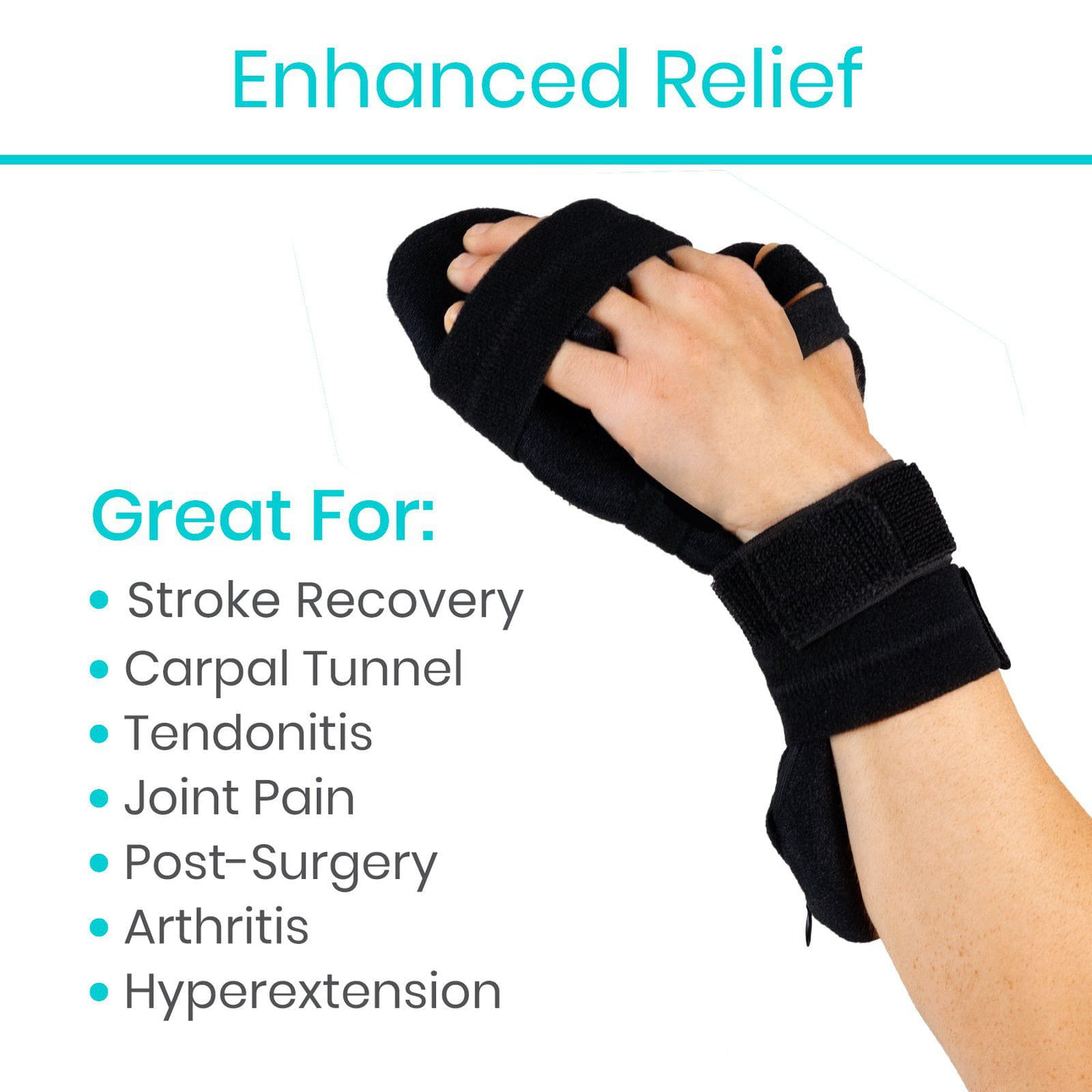 Hand Resting Split Resting Hand Splint - Immobilizing Brace — Vive Health