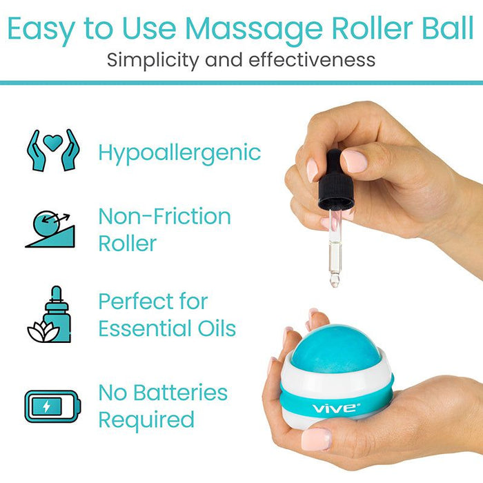 Vive Health Rhb1014Tal Massage Roller Ball Vive Health Rhb1014Tal Massage Roller Ball