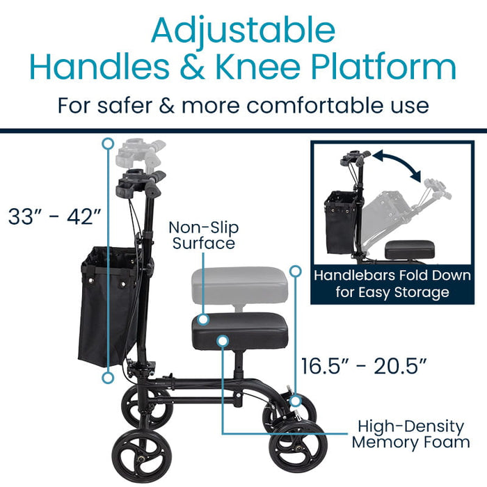 Ajustable Handles & Knee Platform