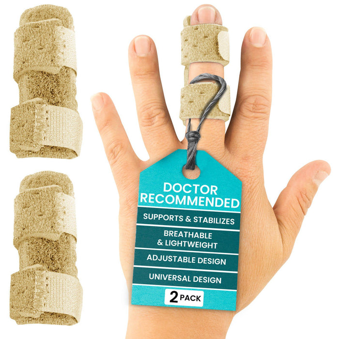 Beige version of the finger splint
