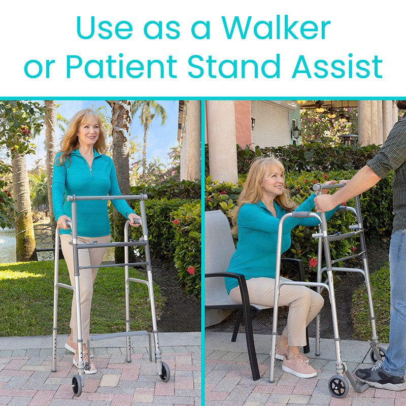 Use as a Walker or Patient Stand Assit