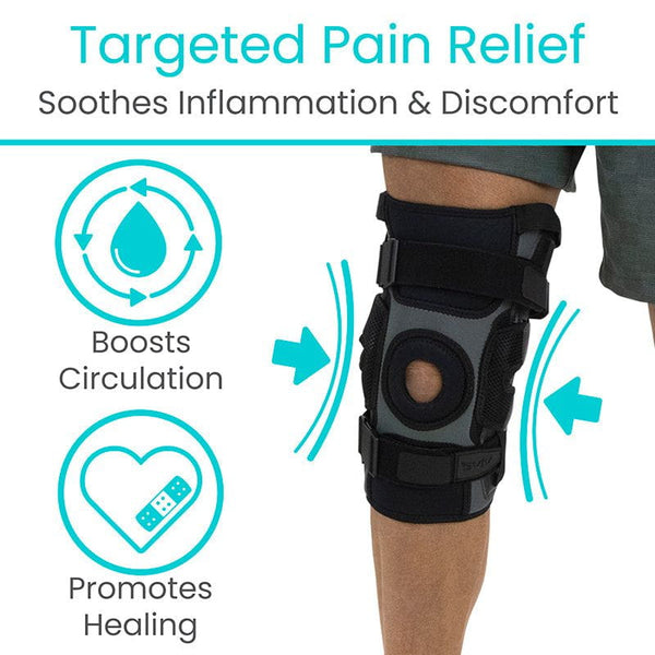 Heavy Duty Hinged Knee Brace Knee Stability Vive Health