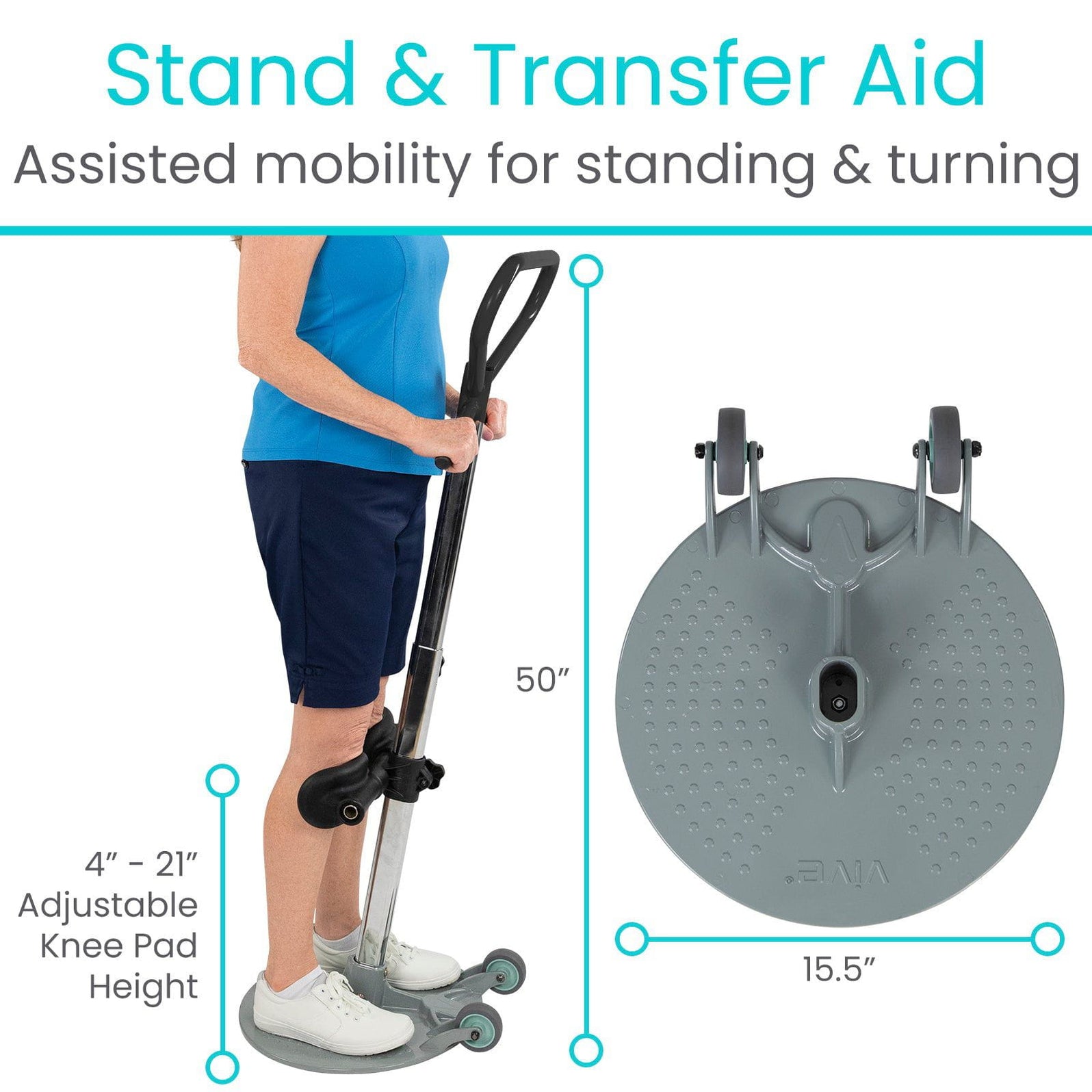 Stand Assist Transfer Disc - Patient Mobility Assist — Vive Health