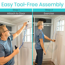 Shoulder Pulley Rope - Over the Door Exercises — Vive Health