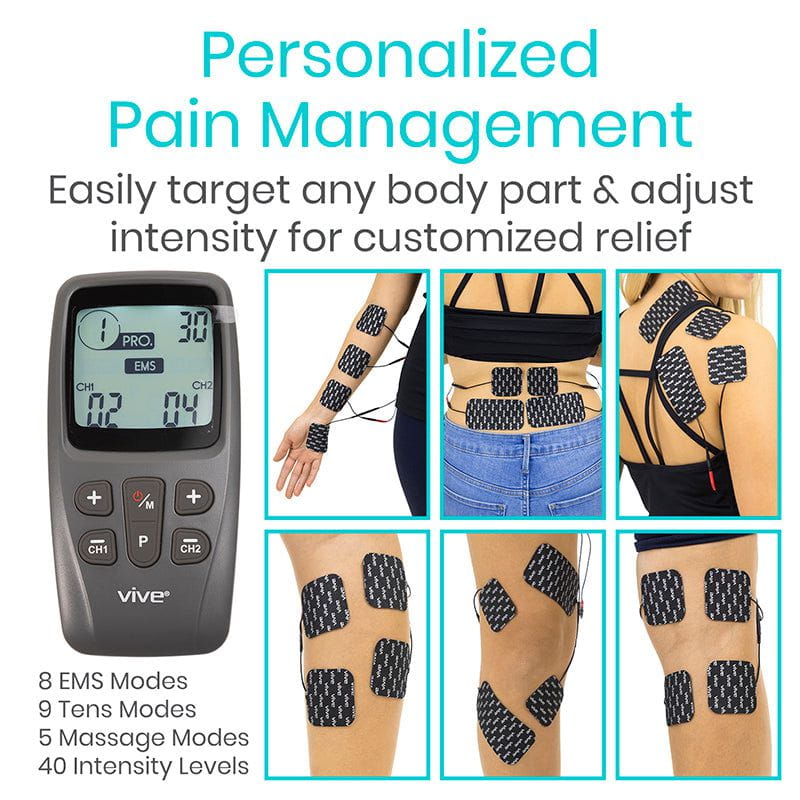 EMS TENS Unit - At-Home Electrotherapy - Vive Health