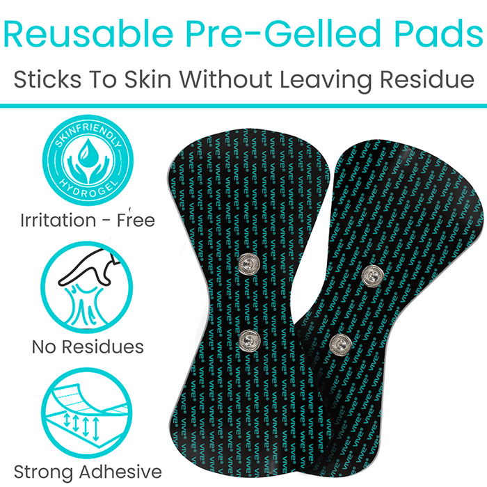 BONUS!* REPLACEMENT PADS (10) Large - for Digital Massagers, TENS Snap on BONUS!* REPLACEMENT PADS (10) Large - for Digital Massagers, TENS Snap on