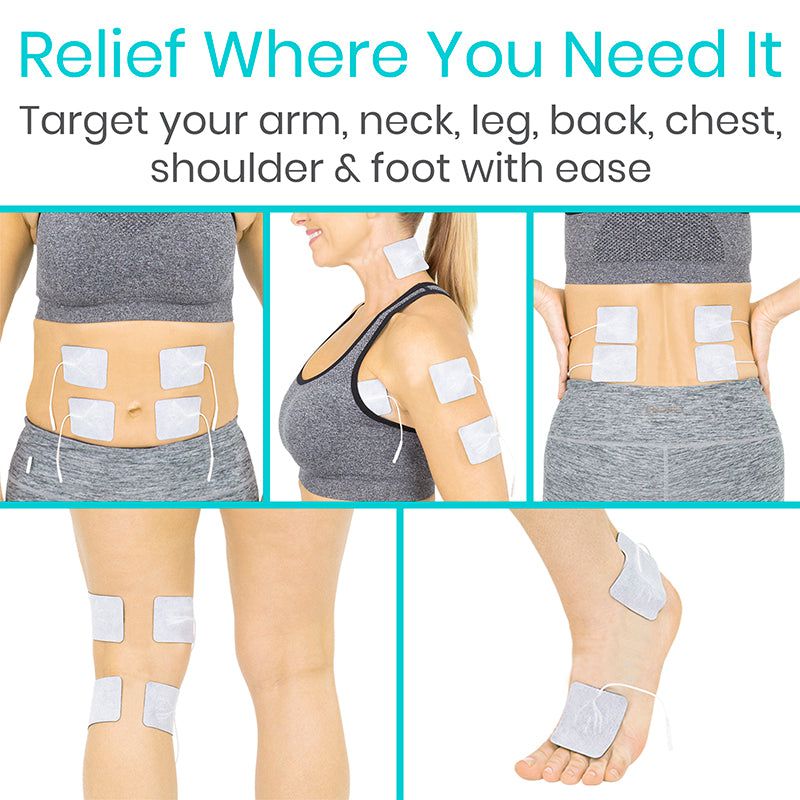 Chest - Pad Placement For Muscle Stimulation EMS