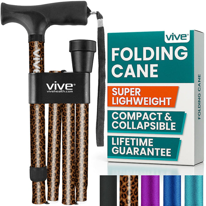 Vive Health Folding Walking Cane