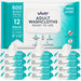 600 count single use adult washcloths