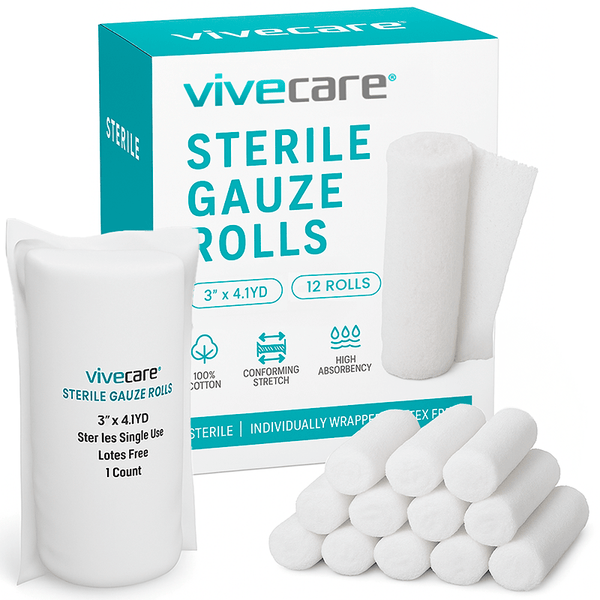 Sterile Gauze Rolls - Stable and Quick Healing Process — Vive Health