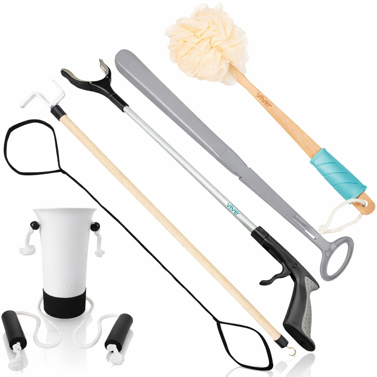 Kekoy 8 Piece Hip Replacement Recovery Aids For Limited Mobility