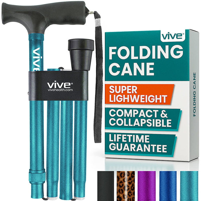 Vive Health Folding Walking Cane