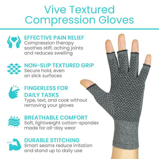 Vive Textured Compression Gloves
