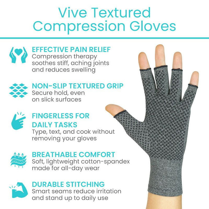Vive Textured Compression Gloves