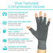 Vive Textured Compression Gloves