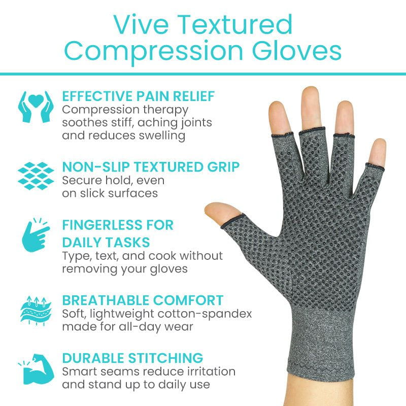 Vive Textured Compression Gloves