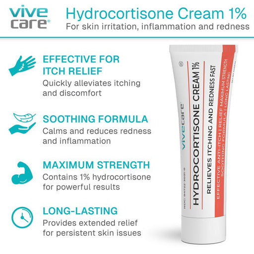 Vive Care Hydrocortisone Cream 1%