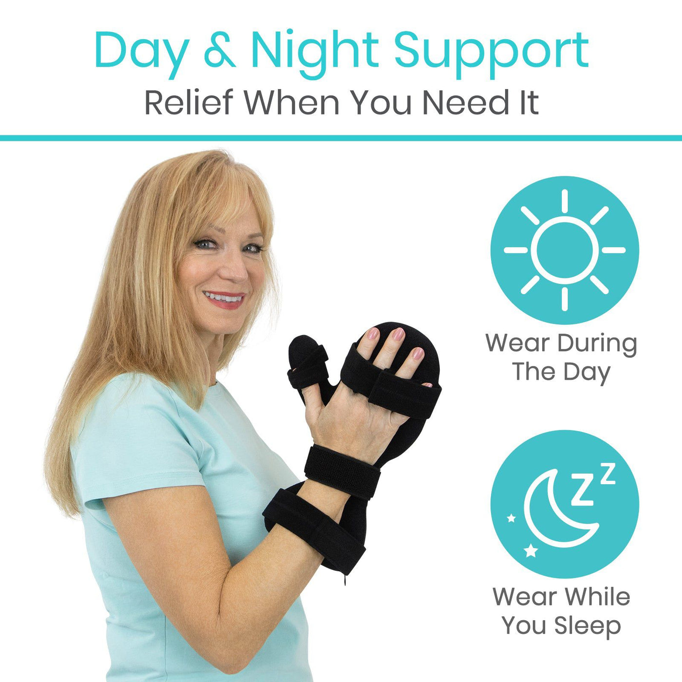 Resting Splints Resting Hand Splint - Immobilizing Brace — Vive Health