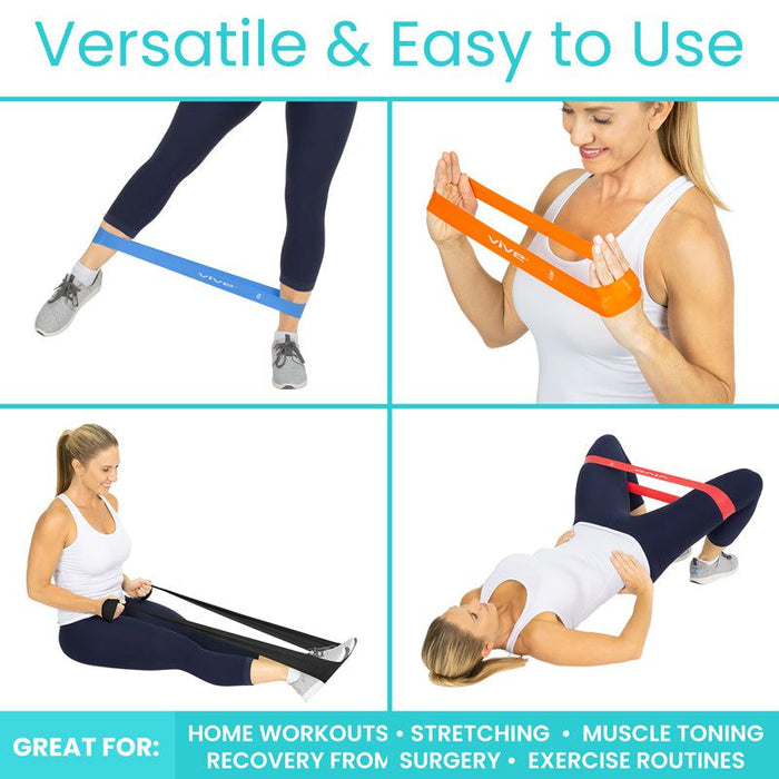 Resistance Bands - Exercise Loop Set — Vive Health