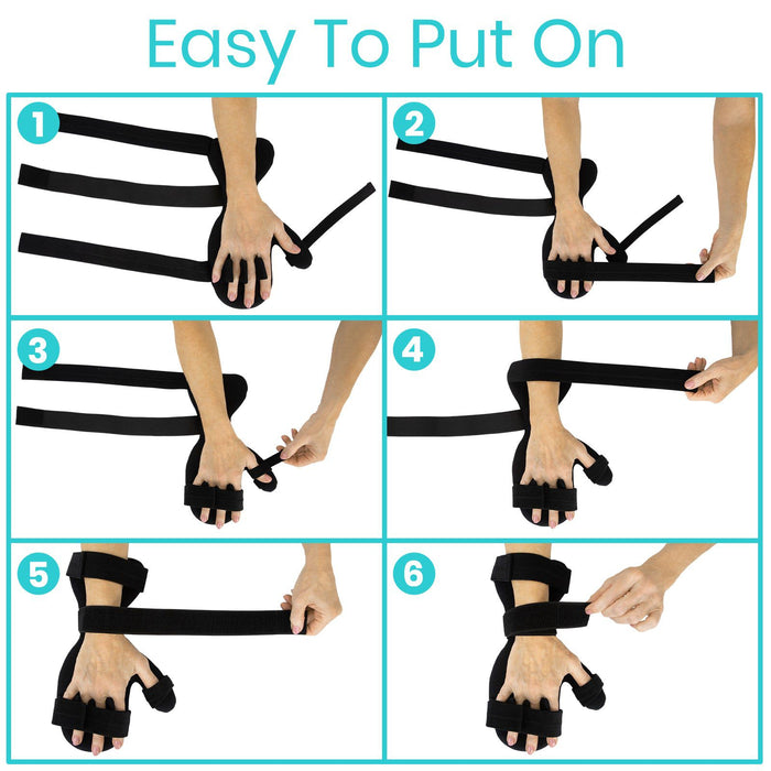 Resting Splint Instructions.pdf Resting Hand Splint - Immobilizing Brace — Vive Health