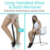 long handled sock remover