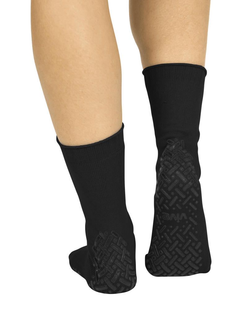 1-6Pair Anti Slip Non Skid Slipper Hospital Socks with grips For Adult Men  Women