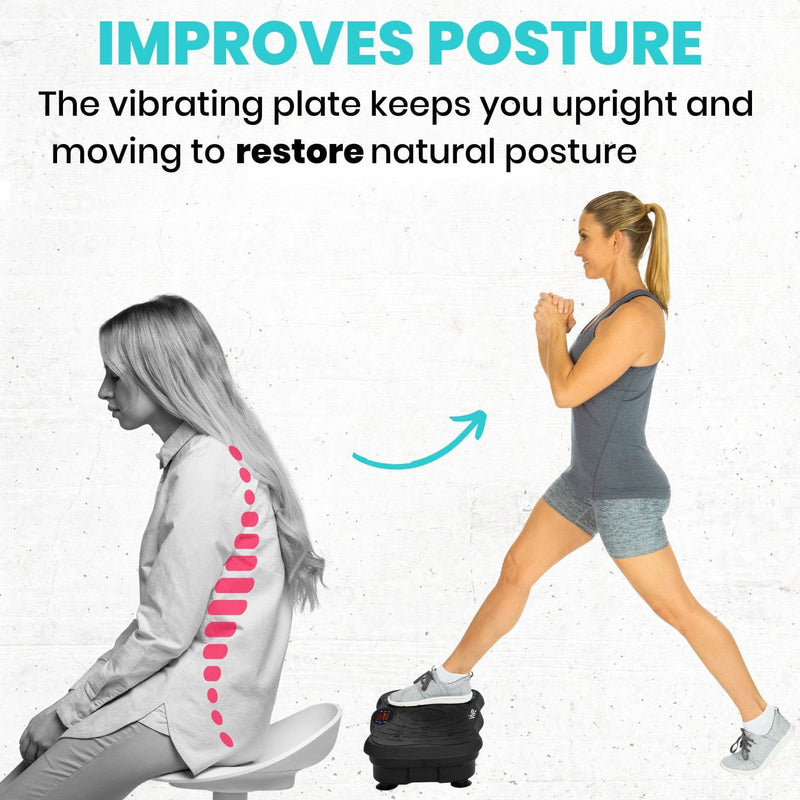 Improves posture, keeping you upright and moving to restore natural posture