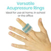 Versatile Acupressure Rings, Ideal for use at home, in school or the office