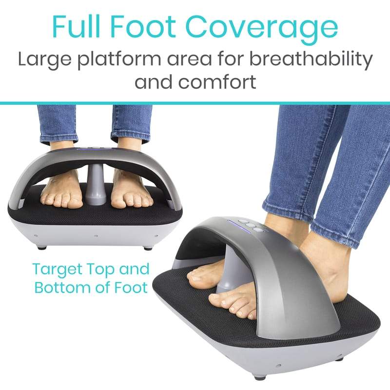 Full Foot Coverage, Large platform area for breathability and comfort