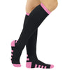 Compression Socks Black With Pink