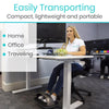 Easily Transporting. Compact, lightweight and portable. Home, Office, Traveling