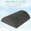 Washable cover made with a convenient carrying handle