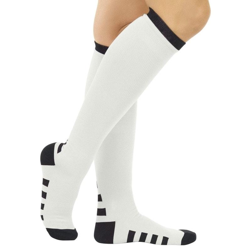 Compression Socks White With Black