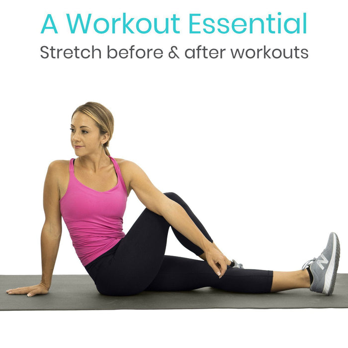 Express Essential Stretch Stretching Workout Poster - 52 Exercises — Vive Health
