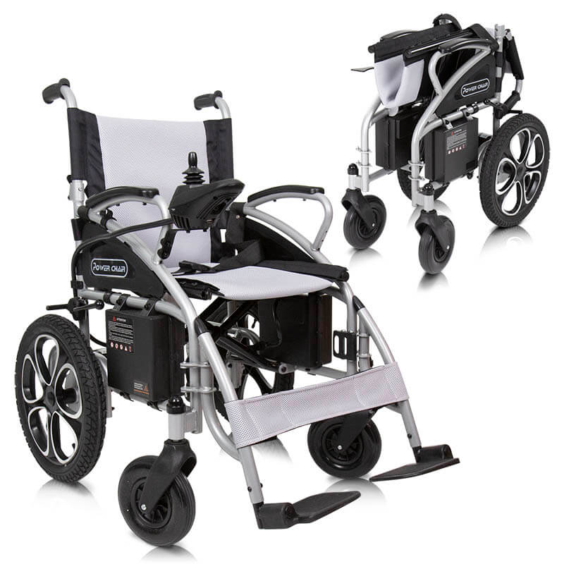 Lightweight Folding Electric Power Wheelchair - Vive Health