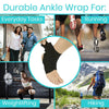 Durable Ankle Wrap For: Everyday Tasks, Running, Weightlifting, Hiking