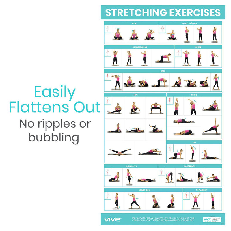 Lower Back Stretches Chart