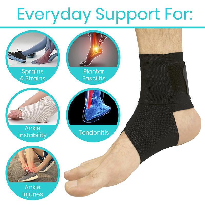 Everyday Support For: Sprains, Plantar Fasciitis, Instability, Tendonitis, Injuries