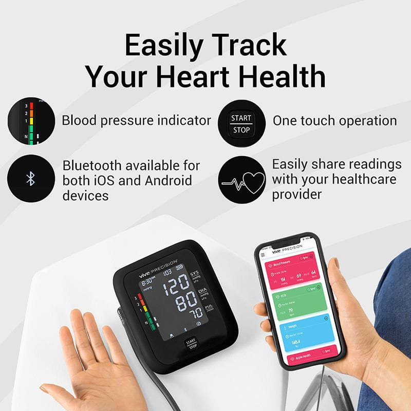 Vive Precision Blood Pressure Machine - Heart Rate Monitor - Automatic BPM  28841241789