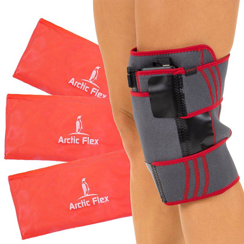 Heated Massaging Knee Brace - Therapeutic Knee Relief - Vive Health