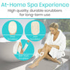 At-Home Spa Experience High quality, durable scrubbers for long-term use