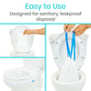 designed for sanitary, leakproof diaposal
