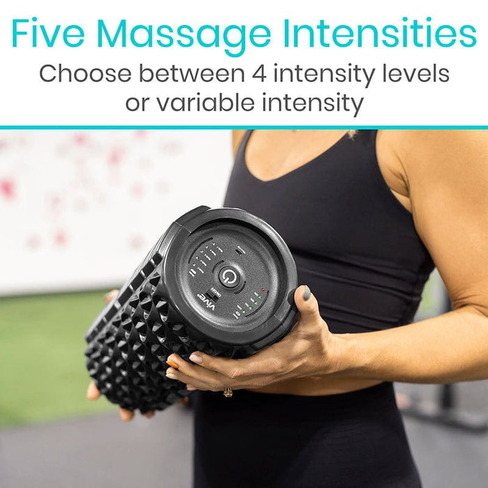 vibrating foam roller intensity settings beginner intermediate advanced levels