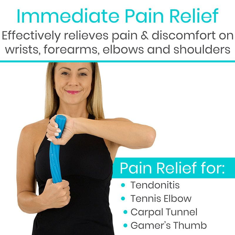 relives pain from tendonitis, tennis elbow, carpal tunnel & gamer's thumb