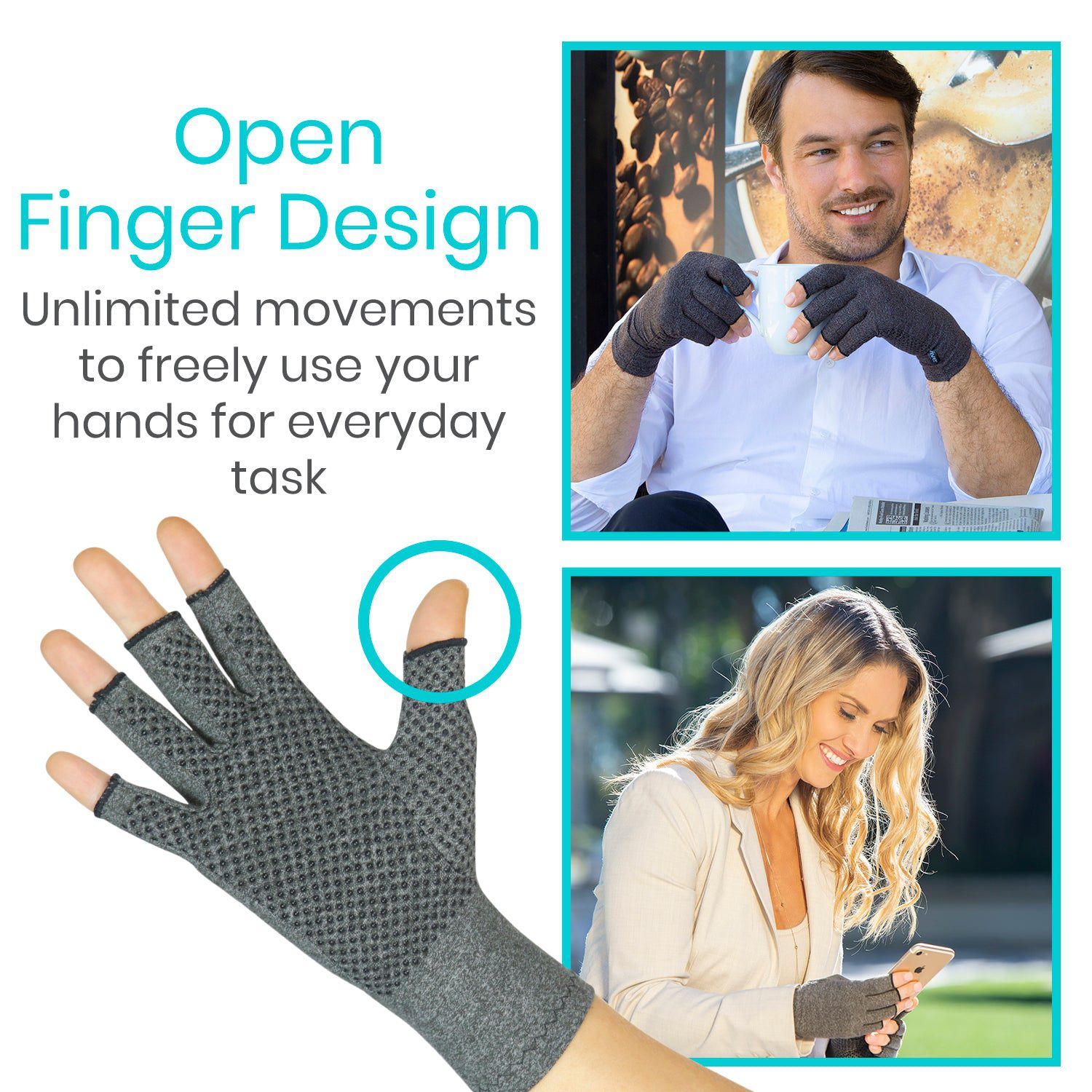 open finger design