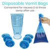 Disposable Vomit Bags Convenient for nausea & to throw away after use