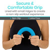 Non-slip ridges for secure & comfortable grip