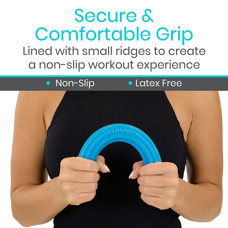 Non-slip ridges for secure & comfortable grip 