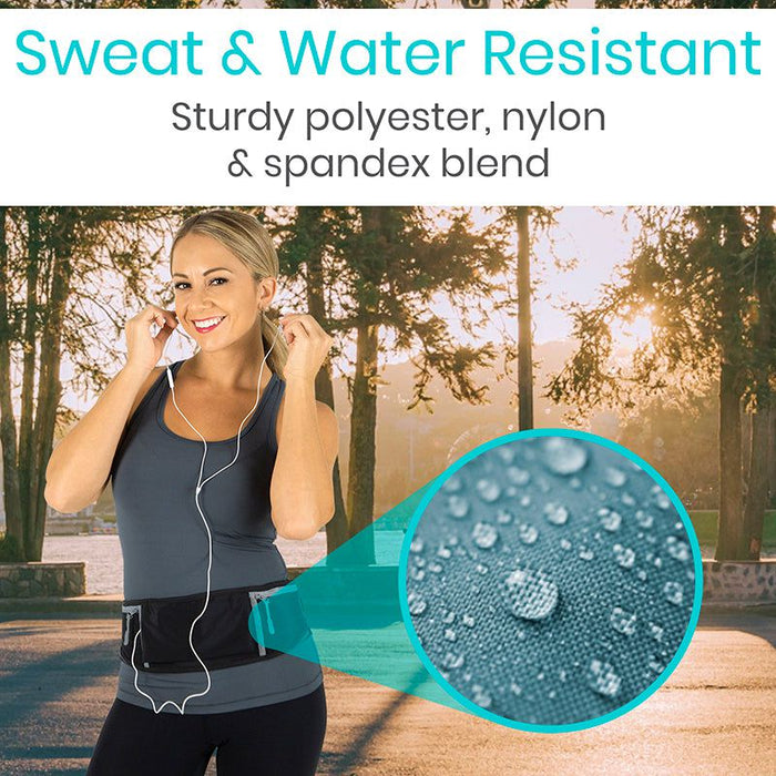Neoprene Running Belt Hydration Waist Pack Outdoor Waist Bag With Water Bottle Holder For En Woen