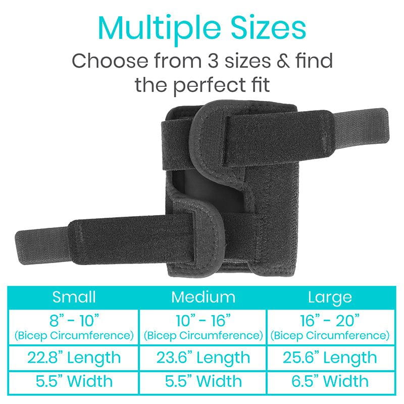 bicep strap available in 3 different sizes